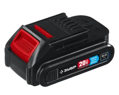 фото Батарея аккумуляторная Зубр ST7-20-2, Li-Ion, 20 В, 2 Ач, тип Т7