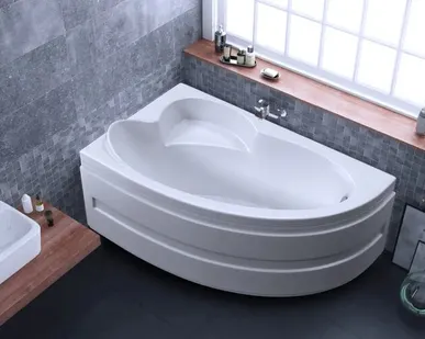 фото Ванна акрил 1480*900*630 ГРЕТА Левая