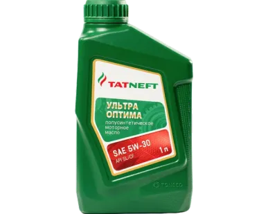 фото Масло моторное полусинтетическое Татнефть Ультра Оптима 5W-30 1 л 5W-30