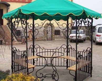 фото Беседки кованные