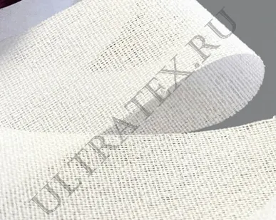фото Лента на тканевой основе арт.WK-81, 15мм, цв.белый (рулон 50 метров)