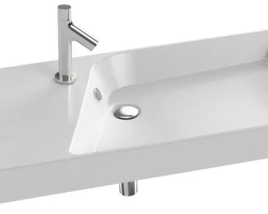 фото Раковина подвесная, гладкая нижняя поверхность 100х46 см Jacob Delafon Ryt