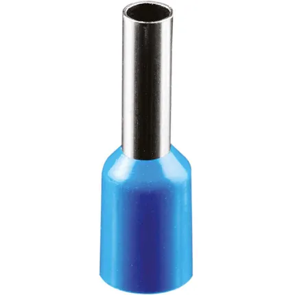 Фото №0 Наконечник-гильза изол. (НШвИ) 2.5-8 NET-Е2508 син. (уп.100шт) Navigator 71095