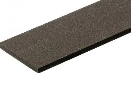 Фото №0 КОРИЧНЕВЫЙ Торцевая рейка ДПК (Брашированная) (3000 х 110 х 10 мм) POLYWOOD