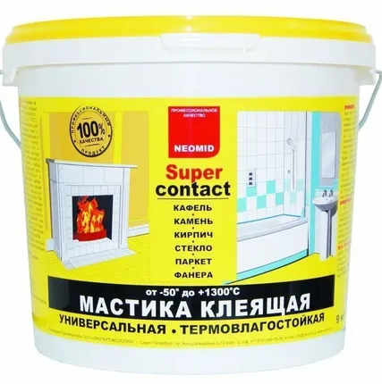 Фото №0 Мастика 1,5 кг NEOMID Supercontact +1300 0С до -50 0С.