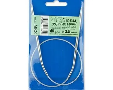 фото круговые MKS металл d 3.5 мм 40 см на металл.леске GAMMA