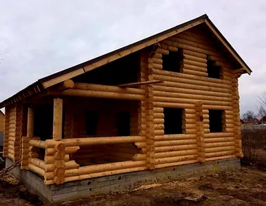 Оцилиндрованное бревно 