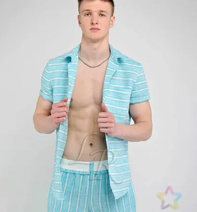 Фото №0 Выкройка: рубашка с коротким рукавом от 1 шт.