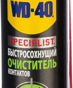 фото WD-40 SPECIALIST быстросохнущий очиститель контактов 200мл, SP70247