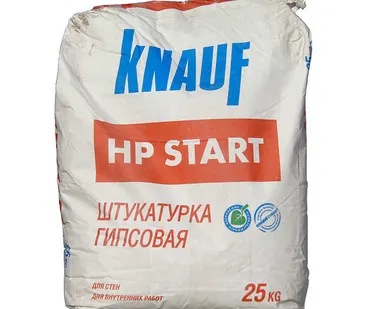 фото Штукатурка Кнауф гипсовая ХП Старт, 25 кг Knauf