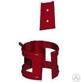 Фото №0 Держатель трубы D100 (на кирпич) RAL P363 (Вишня)