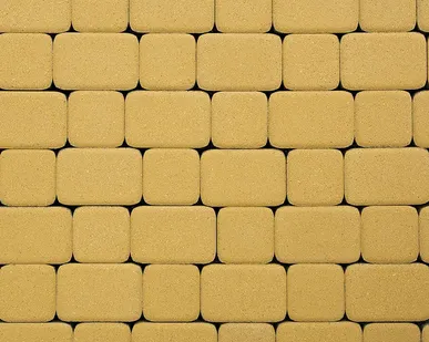 фото Тротуарная плитка Классико желтый №420