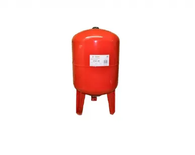 фото Расширительный бак для систем отопления 100 л. TAEN (PN6, 1" НР, веритк, красный)