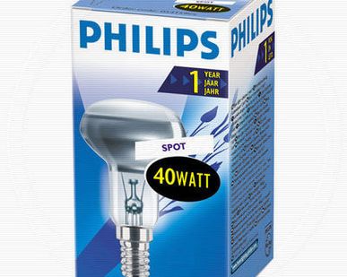 фото Лампа зеркальная R50 40Вт E14 Philips