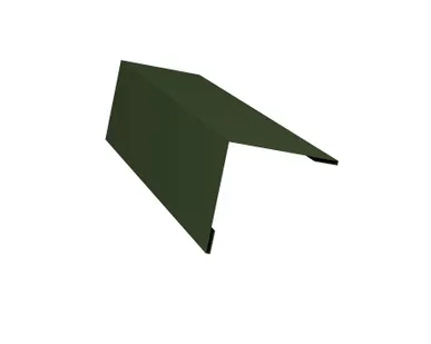 фото Планка завершающая 50х50 жалюзи Milan 0,5 Velur RAL 6020 хромовая зелень