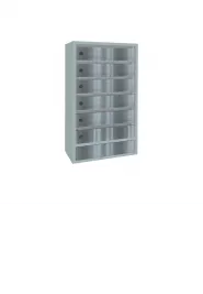 фото Почтовый ящик "ОРИОН М" 6 секций с дверцами из нержавеющей стали