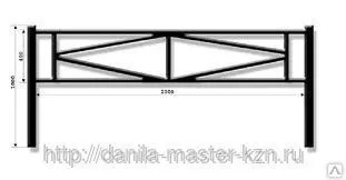 фото Ограждение газонное ОГ-6 20*20/ 15*15