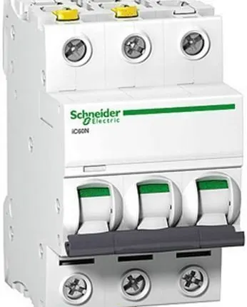 Фото №0 Выключатель автоматический 3п 63А С 6кА iK60N Acti9 Schneider Electric
