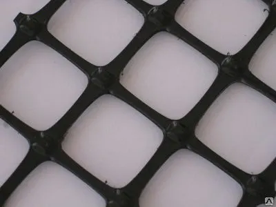 Фото №0 Геосетка двуосная 2 ГС ПП(т) 50/50 из полипропиленовых волокон