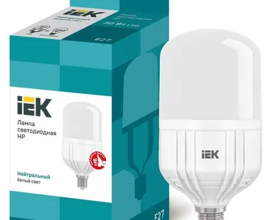 фото Лампа светодиодная HP 50Вт 230В 4000К E27 ИЭК LLE-HP-50-230-40-E27