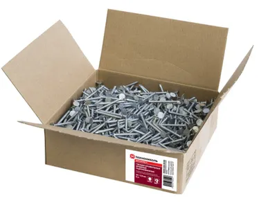 фото Гвоздь ершенный оцинкованный для гибкой черепицы Технониколь 30х3,5 мм, 5 кг