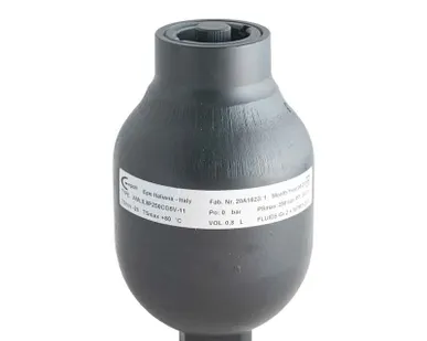 фото AML0.8P250CG5V-11/0 - Аккумулятор пневмогидравлический мембранный, V=0,8л, Рмакс=250бар, G3/4", (-20°С...+80°С)