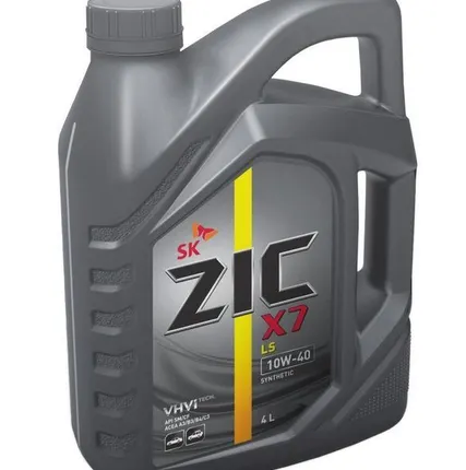 Фото №0 Масло моторное "ZIC" (4 л) X7 LS 10W40 SM/CF (синтетическое)