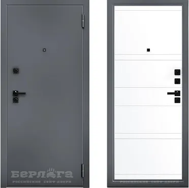 Фото №0 Сейф-дверь берлога про букле графит синий/марвин эмалит артик