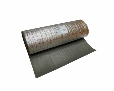 фото Таэн Подложка для теплого пола 3 мм (ширина-1,0 м, длина-30 м), рулон-30 кв. м, ТП-103003