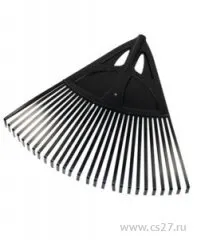 фото Грабли веерные Protex "Умелец" с черенком цв. чёрный