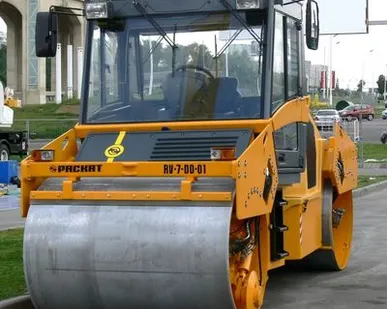 фото Каток вибрационный с гладкими вальцами РАСКАТ RV-7,0DD