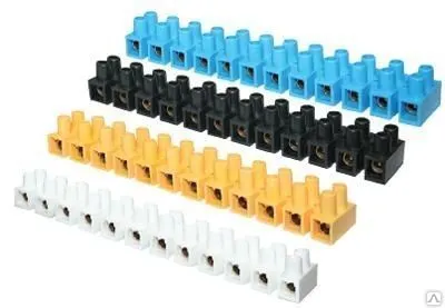 Фото №0 Колодка клеммная 6мм 6А (уп 10шт.) EKF (plc-KK-6-6), шт