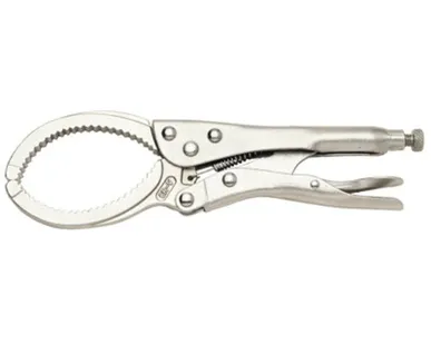 фото Ручные тиски струбцина с закругленными губками 240мм LICOTA APT-39012