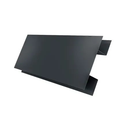 Фото №0 Планка H-образная Экобрус Grand Line 0,5 Quarzit Pro Matt RAL 7016 антрацитово-серый