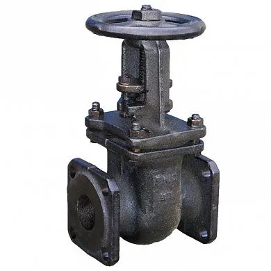 Фото №0 Задвижка 30ч6бр фланцевая чугунная Ду150 Ру16 Россия