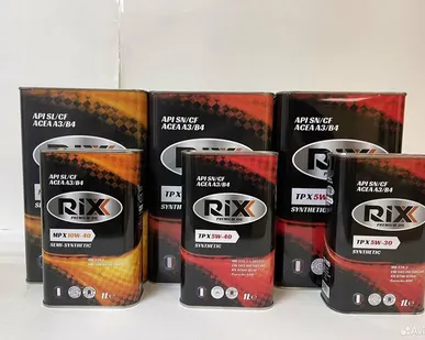 фото Автомасло rixx