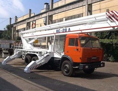 фото Коленчатая автовышка КАМАЗ ПСС-141.28Э