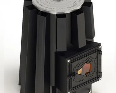 фото Отопительная печь длительного горения Добросталь Виктория, стекл. дверца