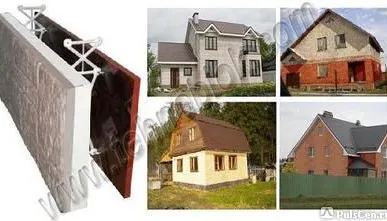 фото Облицовочная несъемная опалубка ТЕХНОБЛОК для монолитных стен домов