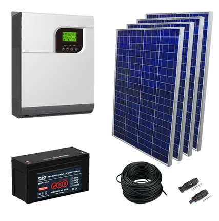 Фото №0 Солнечная электростанция 4.2 кВт*ч в сутки ECO GEL MPPT 2024 с крепежом