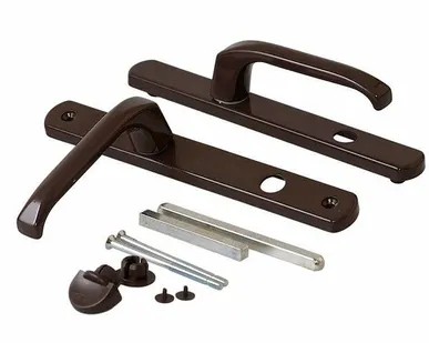 фото Гарнитур нажимной Elementis DENIZ подпружиненный WC 28/90, коричневый