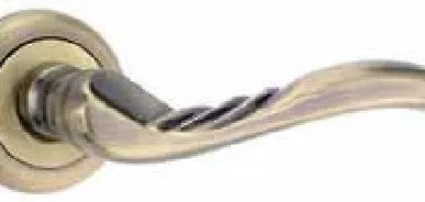 фото Ручка дверная "Тина", бронза античная