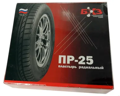 фото Пластырь пр-25 резинокордный для ремонта радиальных шин 115x125мм, 3 сл.кор