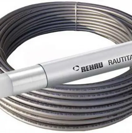 Фото №1 Труба PEXa 25*3.7 REHAU Stabil PLATINUM RAUTITAN (50м) с кислородным барьером, серая