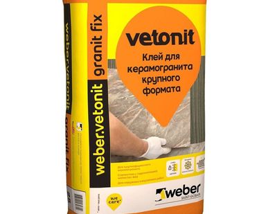 фото Клей для керамогранита С1Т Вебер.Ветонит Weber.Vetonit Granit Fix 25 кг