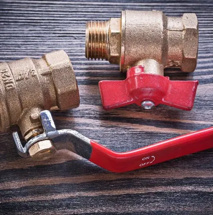 Фото №0 Кран латунный 11б12бк газ, Ру 0.1, T 50оС, 20 мм