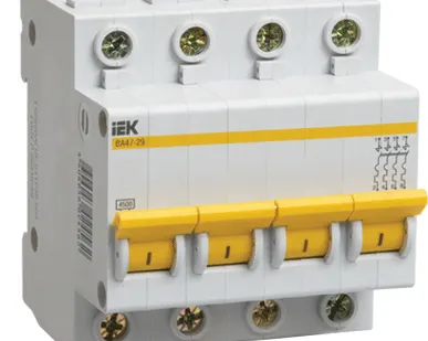 фото Авт.выкл. ВА 47-100 4Р 25А 10 кА х-ка С ИЭК