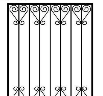 фото Решетка на окно R10