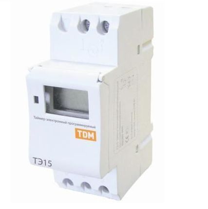 Фото №0 Таймер ТЭ15 цифровой 16А 230В TDM