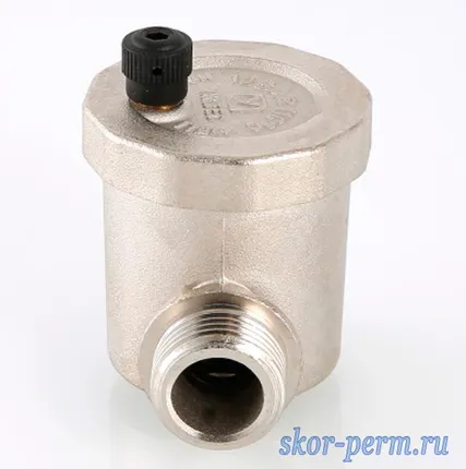 Фото №1 Воздухоотводчик автоматический 1/2&quot; (Ду15) VALTEC угловой, колпачок вертикальный